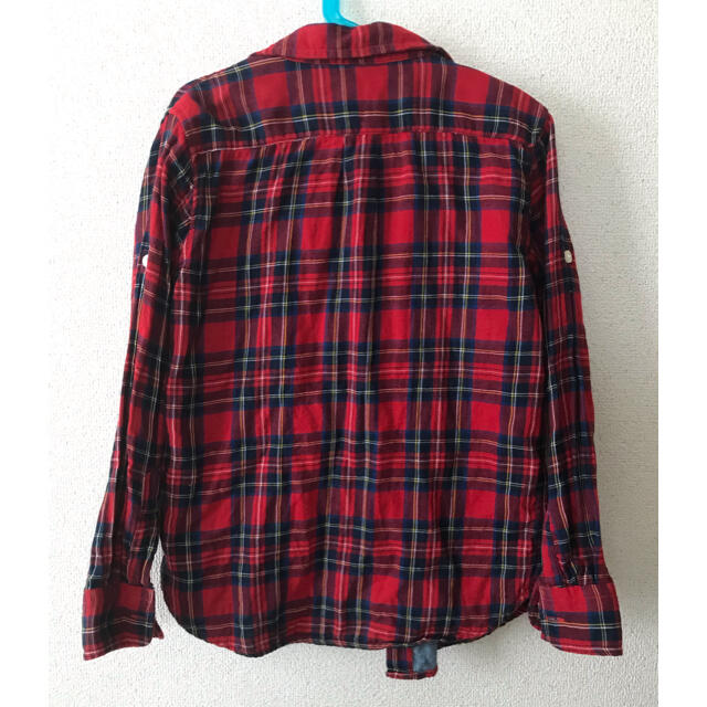 GAP(ギャップ)のGAP チェックシャツ　130 キッズ/ベビー/マタニティのキッズ服男の子用(90cm~)(ブラウス)の商品写真