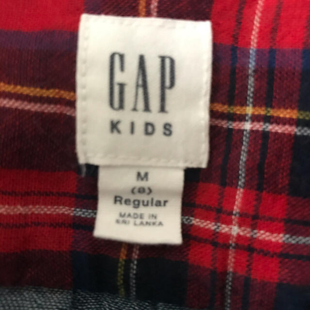 GAP(ギャップ)のGAP チェックシャツ　130 キッズ/ベビー/マタニティのキッズ服男の子用(90cm~)(ブラウス)の商品写真