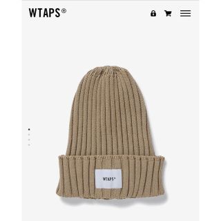 ダブルタップス(W)taps)の21SS WTAPS BEANIE BEIGE(ニット帽/ビーニー)