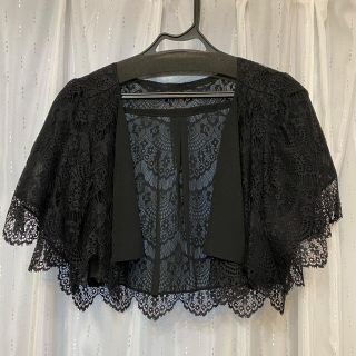 エメ(AIMER)の【美品】レースボレロ　黒(ボレロ)