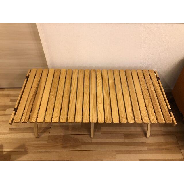 【ふるさと割】 mishi様専用 タラスブルバ ウッドロールテーブル120 テーブル/チェア