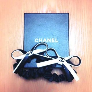 シャネル(CHANEL)のレア♡CHANEL ノベルティ シュシュ(ヘアゴム/シュシュ)