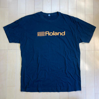 ローランド(Roland)のレア　企業Tシャツ　Roland ローランド Black M(Tシャツ/カットソー(半袖/袖なし))