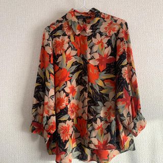 ザラ(ZARA)のZARA 花柄シャツ(シャツ/ブラウス(長袖/七分))