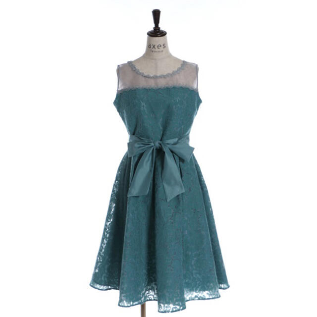 axes femme(アクシーズファム)の新品未使用タグ付き レースボンディングドレス  レディースのフォーマル/ドレス(ミディアムドレス)の商品写真