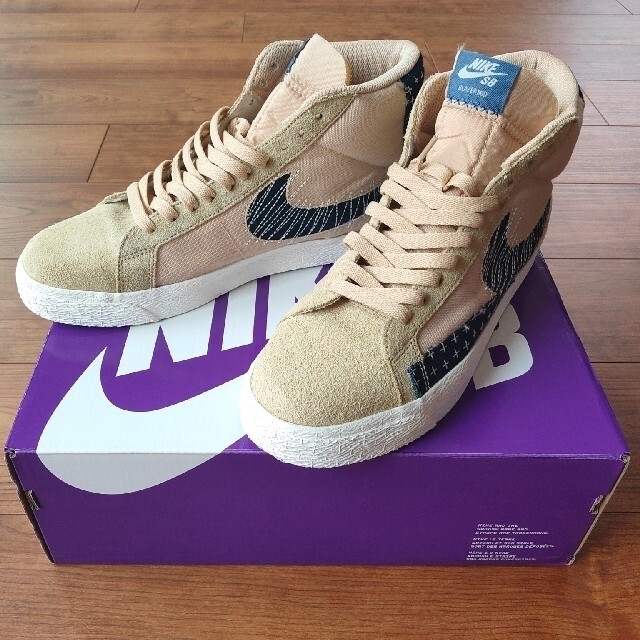 27.5cm Nike SB ZOOM BLAZER MID PRM 刺し子スニーカー