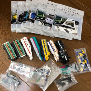 カワダ(Kawada)のナノブロック、電車セット(積み木/ブロック)