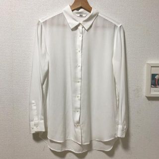 ユニクロ(UNIQLO)のユニクロ　レーヨンシャツ(シャツ/ブラウス(長袖/七分))