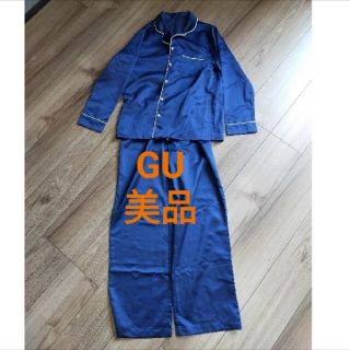 ジーユー(GU)の美品　GU パジャマ　サテン　(パジャマ)