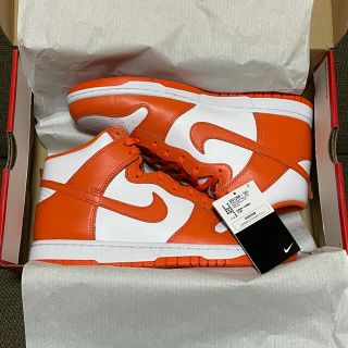 ナイキ(NIKE)の新品未使用 NIKE DUNK HI RETRO Orange 28cm(スニーカー)