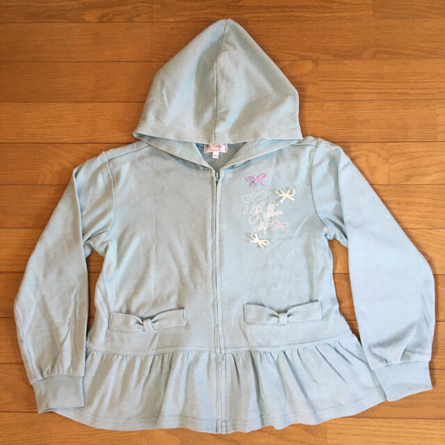 motherways(マザウェイズ)のマザウェイズ　薄手パーカー　140 キッズ/ベビー/マタニティのキッズ服女の子用(90cm~)(ジャケット/上着)の商品写真