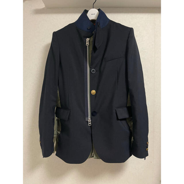 sacai サカイ 21ss Suiting x MA-1 Jacket | www
