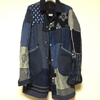 ジュンヤワタナベ(JUNYA WATANABE)のJUNYA WATANABE MAN パッチワークコート(ステンカラーコート)