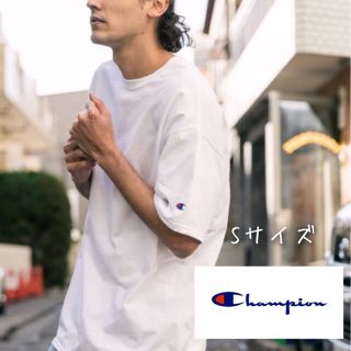 チャンピオン(Champion)の【新品】champion チャンピオン メンズ 半袖 Tシャツ トップス 白 S(Tシャツ/カットソー(半袖/袖なし))