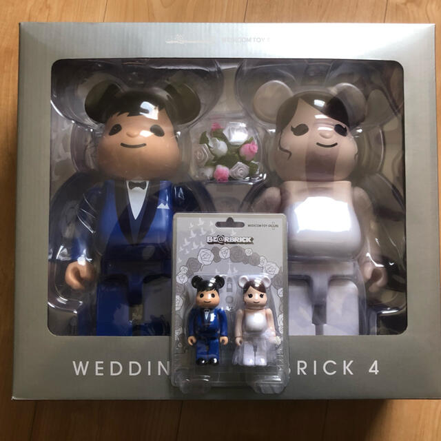 購入元メディコムトイプラスBE@RBRICK グリーティング結婚 4 PLUS 400％+100%