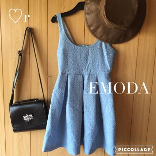 エモダ(EMODA)のねこてん様専用 EMODA フレア ジャガード ワンピース(ミニワンピース)