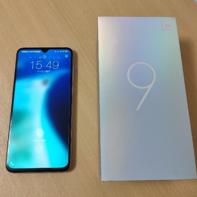 Xiaomi Mi9 128GB ラベンダースマートフォン本体