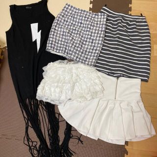 セシルマクビー(CECIL McBEE)のワンピース スカート 5点セット(ミニスカート)