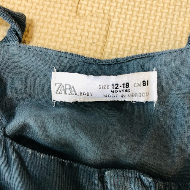 ZARA(ザラ)のZARA サロペット　コーデュロイ キッズ/ベビー/マタニティのベビー服(~85cm)(パンツ)の商品写真