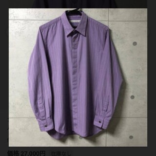 ジョンローレンスサリバン シャツ(メンズ)（パープル/紫色系）の通販 