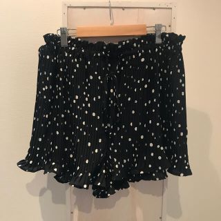 エイチアンドエム(H&M)のH&Mプリーツドット柄キュロット(キュロット)