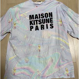 メゾンキツネ(MAISON KITSUNE')のMAISON KITSUNE ロゴTシャツ(Tシャツ/カットソー(七分/長袖))