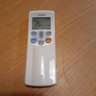 トウシバ(東芝)の東芝　エアコンリモコン　WH-F04GR 中古美品(エアコン)