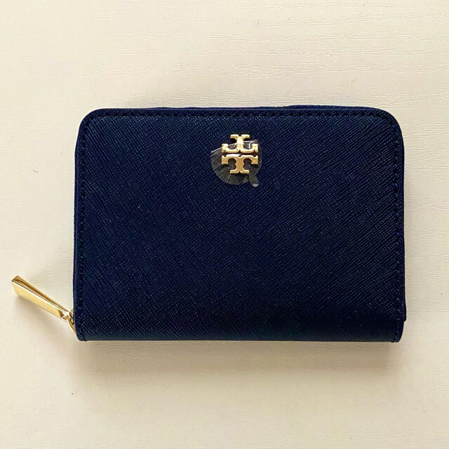 Tory Burch(トリーバーチ)の【新品】トリーバーチ コインケース ネイビー レザー レディースのファッション小物(コインケース)の商品写真