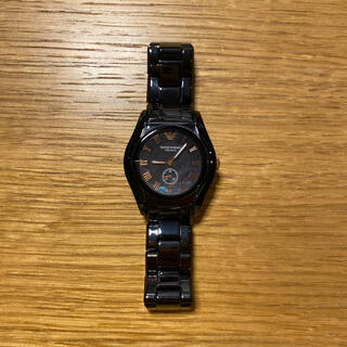 エンポリオアルマーニ(Emporio Armani)のエンポリオ アルマーニ セラミカ 腕時計ブラック (腕時計)