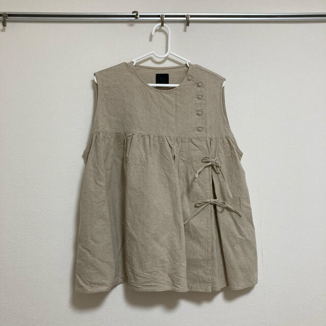 オオカミとフクロウ リネンブラウス