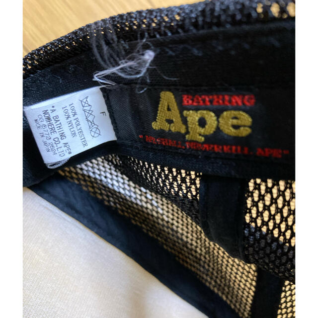 A BATHING APE(アベイシングエイプ)のBape メッシュキャップ 帽子 メンズの帽子(キャップ)の商品写真