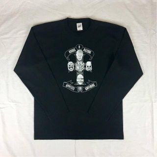 【バズる】新品 ヘルレイザー ガンズ 十字架 黒 ロンT 長袖 Tシャツ