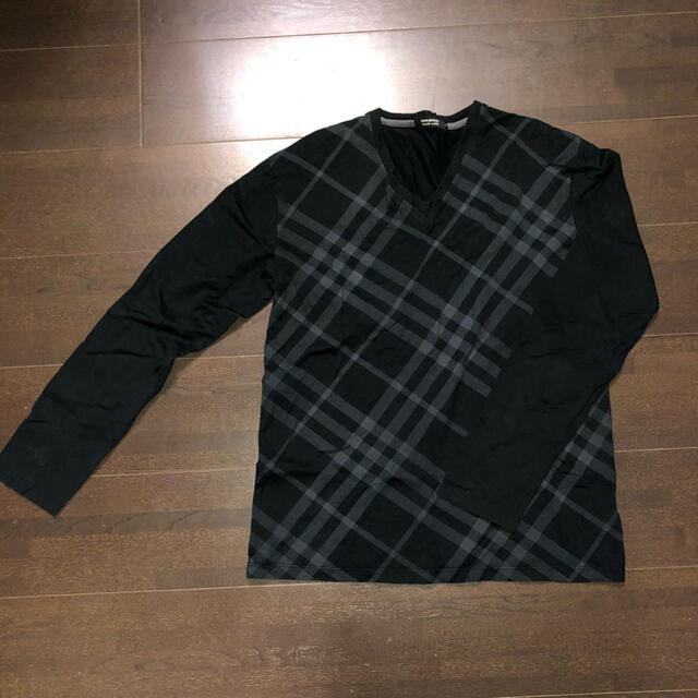 BURBERRY BLACK LABEL(バーバリーブラックレーベル)のバーバリーブラックレーベル Burberry ロングTシャツ メンズのトップス(Tシャツ/カットソー(七分/長袖))の商品写真