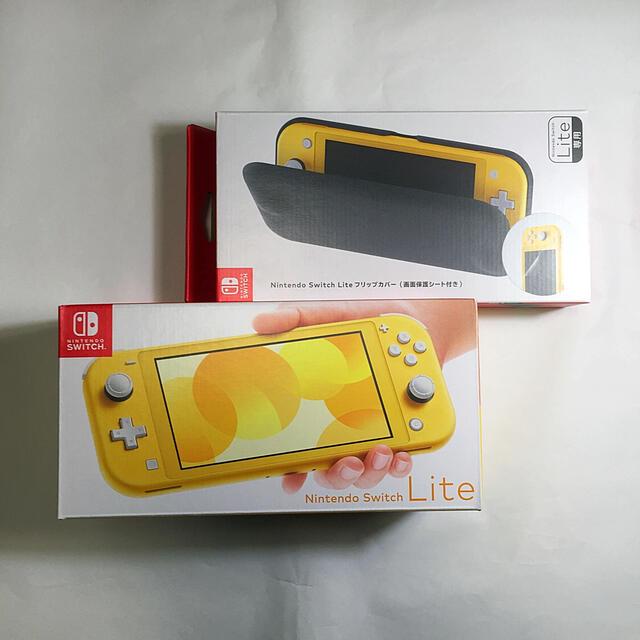 新品未開封 Nintendo Switch Lite イエロー➕ フリップカバー