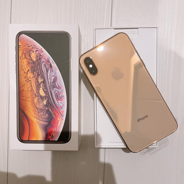 国産爆買い】 iPhone XS MAX Gold 64 GB SIMフリーの通販 by あめ玉's