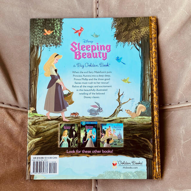 ディズニー英語絵本　洋書　ビッグゴールデンブック　眠れる森の美女　オーロラ姫