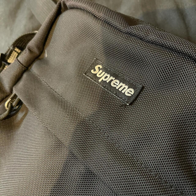 supreme shoulder Black 18ss 2