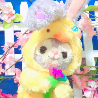 ステラルーディズニーイースターSS リメイク☆スワロフスキー☆トイスケルトン(ぬいぐるみ)
