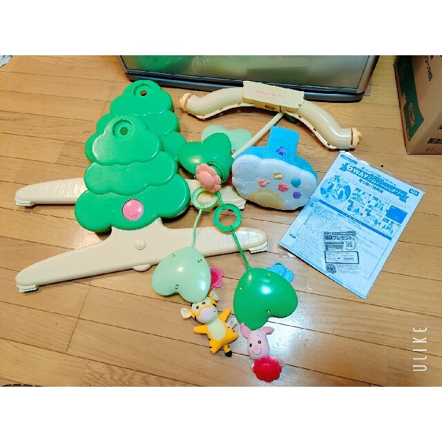 【❗直ぐ遊べる❗】6wayへんしんジムメリー　くまのプーさん キッズ/ベビー/マタニティのおもちゃ(ベビージム)の商品写真