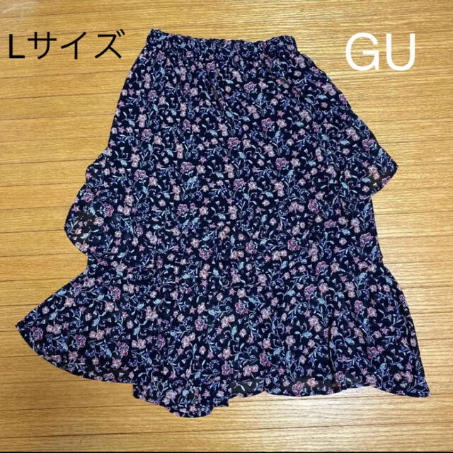 GU(ジーユー)のGU 花柄ロングスカート レディースのスカート(ロングスカート)の商品写真