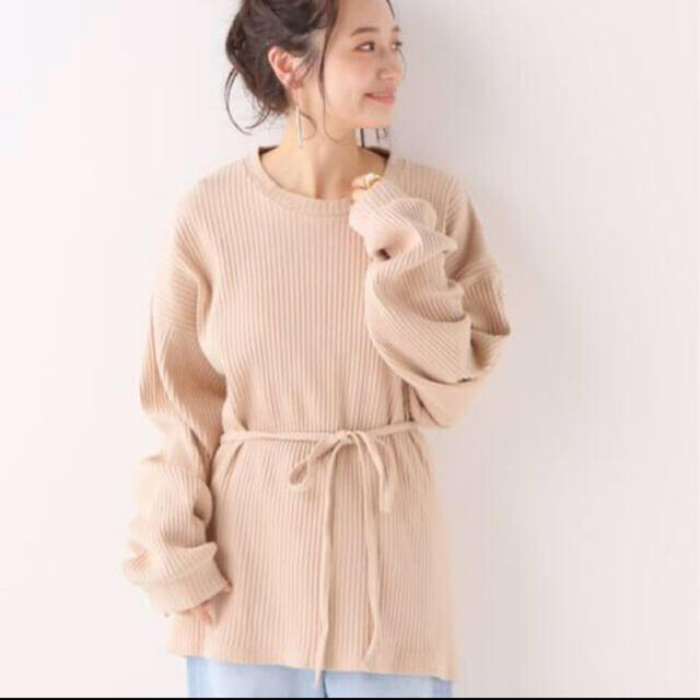 IENA(イエナ)のベースレンジ SHAW LONG SLEEVE-RIB FLEECE レディースのトップス(カットソー(長袖/七分))の商品写真