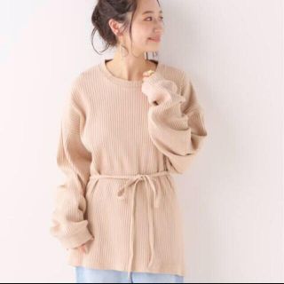 イエナ(IENA)のベースレンジ SHAW LONG SLEEVE-RIB FLEECE(カットソー(長袖/七分))