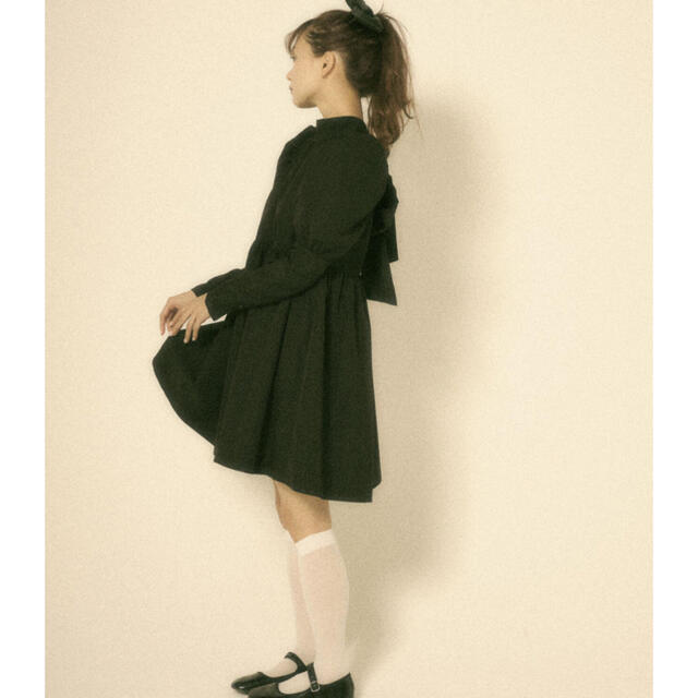 ZARA(ザラ)のFrench girly OP black ♡ miro amurette レディースのワンピース(ミニワンピース)の商品写真