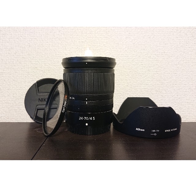 人気TOP Nikon - Nikon Z24-70mm ZEISSプロテクター付 f4 レンズ