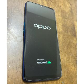 オッポ(OPPO)のoppo a5 2020 本体　ブルー(スマートフォン本体)