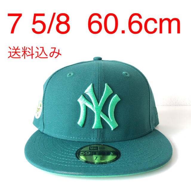 New Era Cap ツバ裏ライム 5/8 ニューエラ ヤンキース キャップ