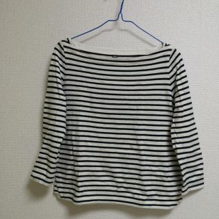 ユニクロ(UNIQLO)のユニクロ ボーダー トップス(カットソー(長袖/七分))