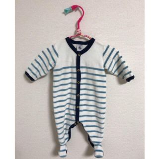 プチバトー(PETIT BATEAU)のPETIT BATEAU プチバトー　ロンパース(カバーオール)