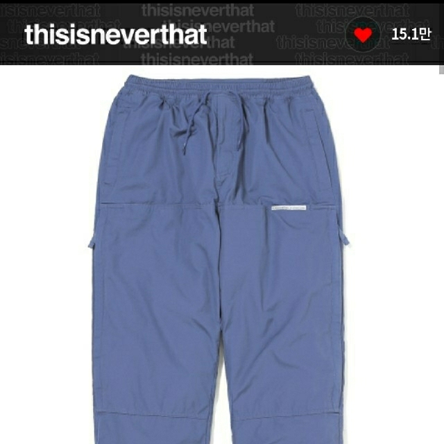 thisisneverthat Sportsman Pant Blue メンズのパンツ(ワークパンツ/カーゴパンツ)の商品写真