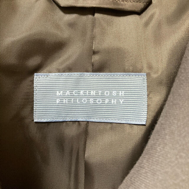 MACKINTOSH PHILOSOPHY(マッキントッシュフィロソフィー)のMACKINTOSH PHILOSOPHY フランネル クローリー キャメル メンズのジャケット/アウター(ステンカラーコート)の商品写真